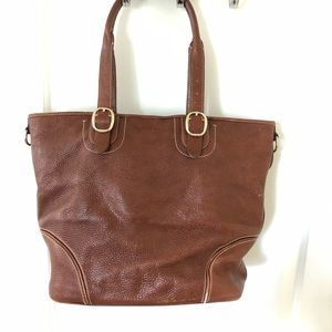 BURBERRY large tote brown leather 👜